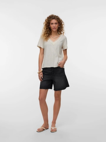 VERO MODA Shirt 'Karoline' in Beige: voorkant