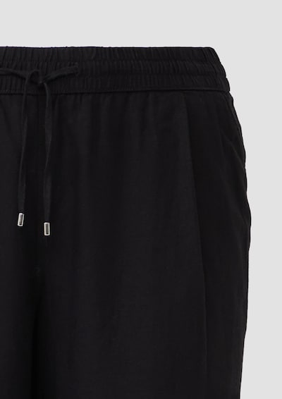 s.Oliver Pantalon en noir, Vue avec produit