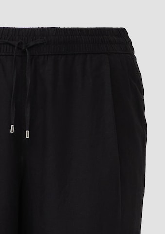 Wide Leg Pantalon s.Oliver en noir