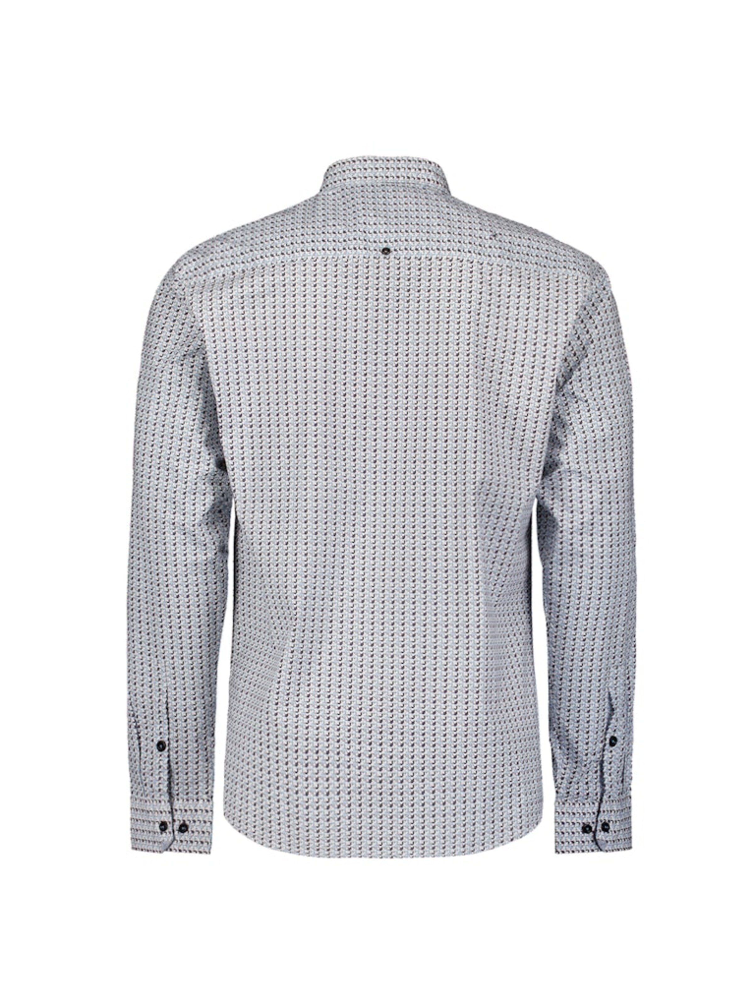 No Excess Regular fit Button Up Shirt in Blue