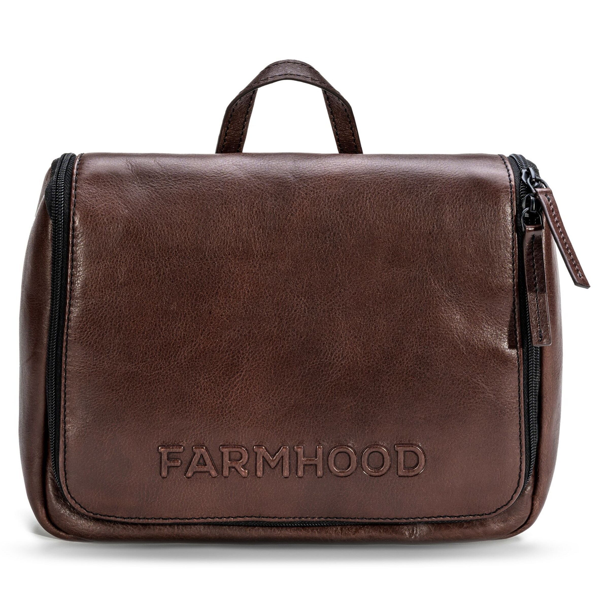 Trousses de toilette Farmhood en marron : devant