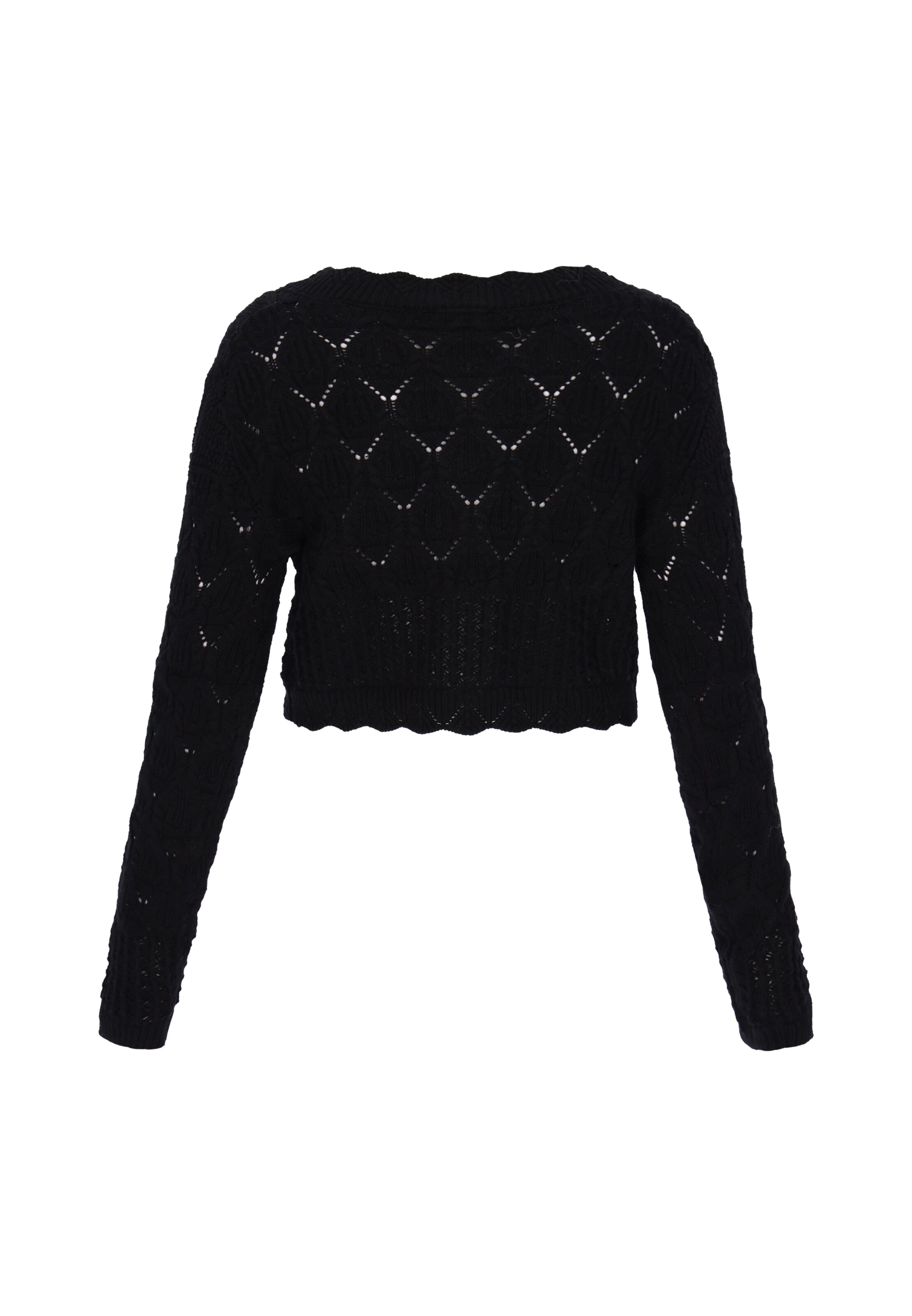 IZIA - Casaco de malha 'Festival' em preto