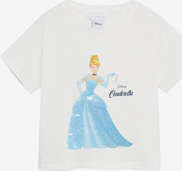 MANGO KIDS Shirt 'Cinderel' in White: front