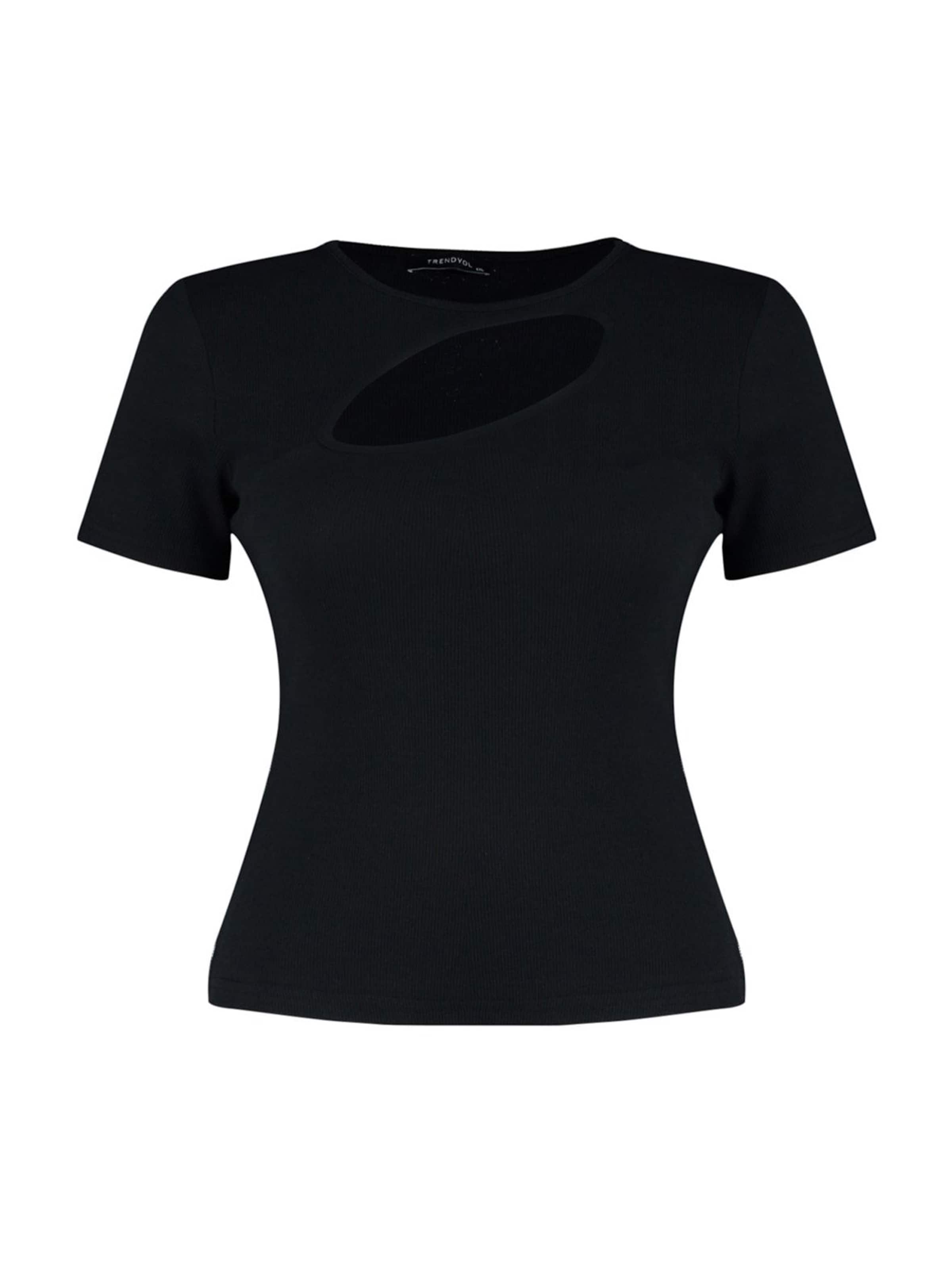 Trendyol Curve Tričko – černá: přední strana