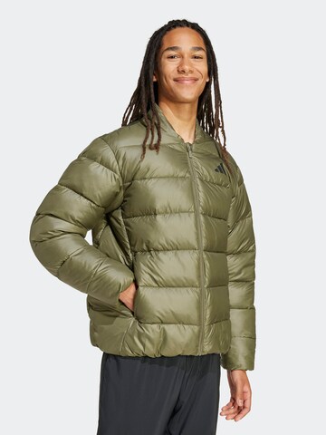 ADIDAS SPORTSWEAR Sportjas 'Essentials' in Groen: voorkant