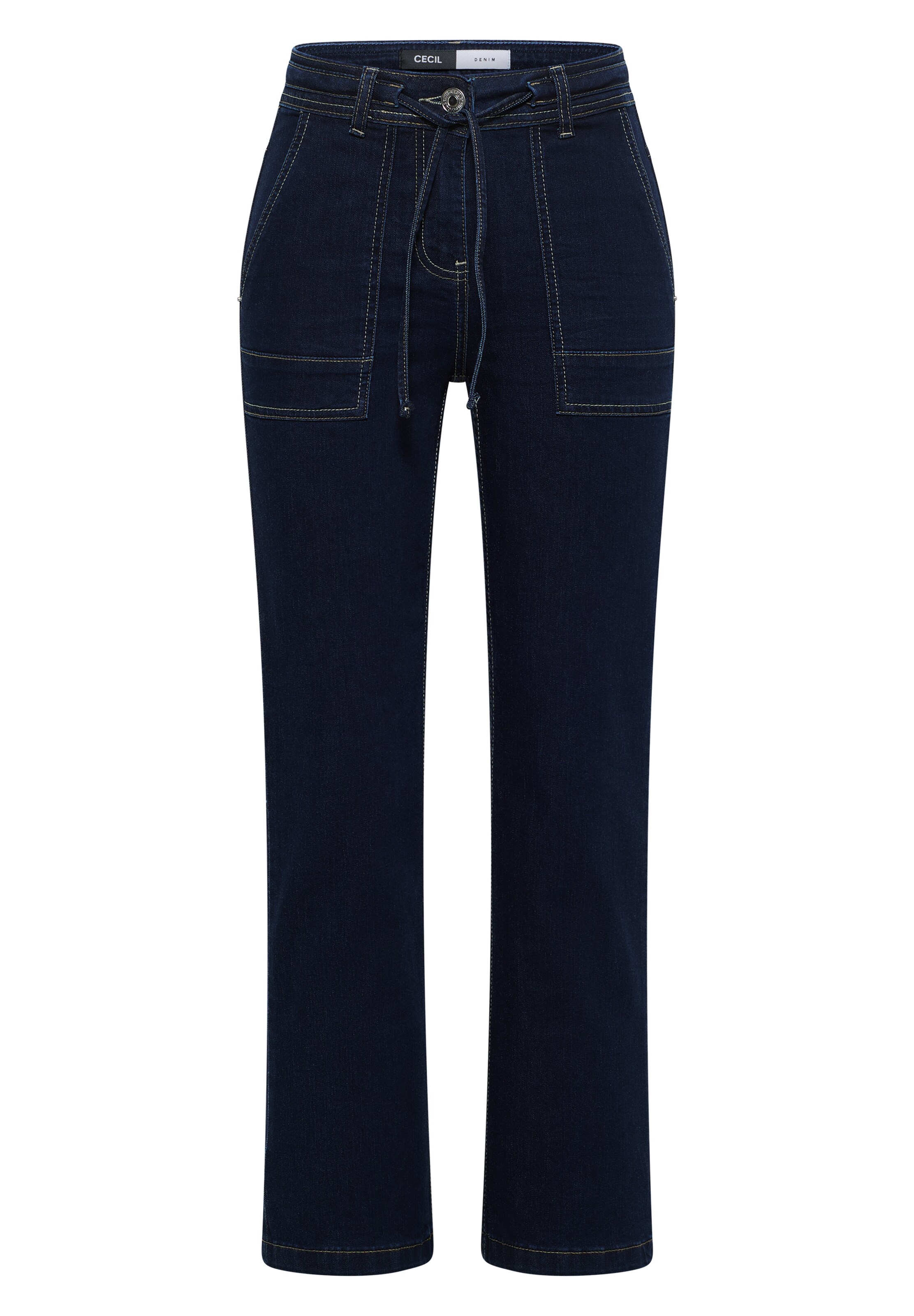CECIL Boot cut Jeans in Blue: front