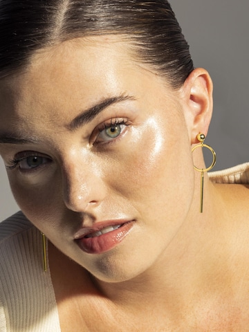 Luxenter Earrings 'Coion' in Gold