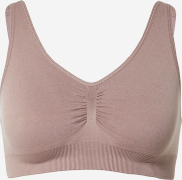 Lindex Bralette Bra 'Joy' in Purple: front
