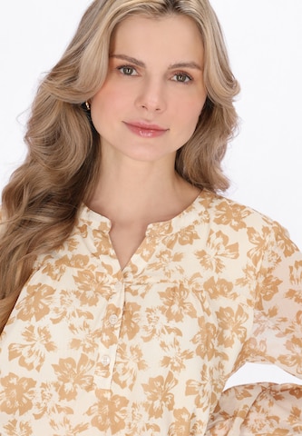 Usha - Blusa en beige