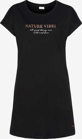 LASCANA Nightgown in Black: front