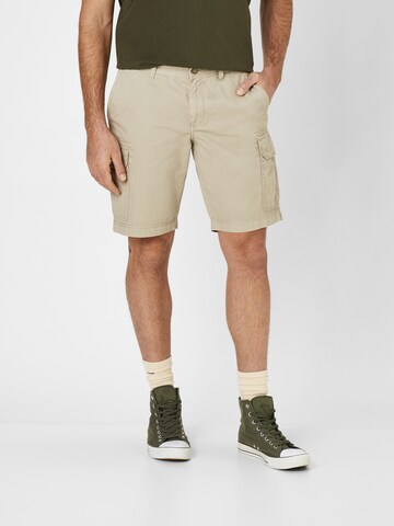 REDPOINT Regular Cargo Pants in Beige: front