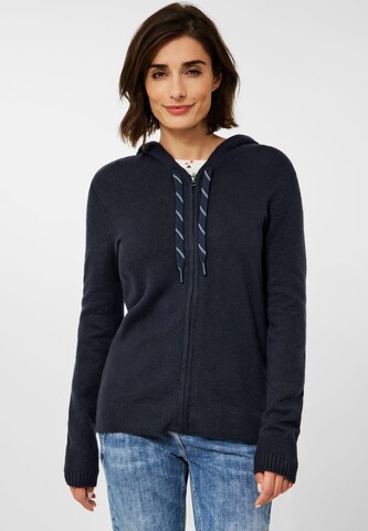 CECIL Knit Cardigan in Blue: front