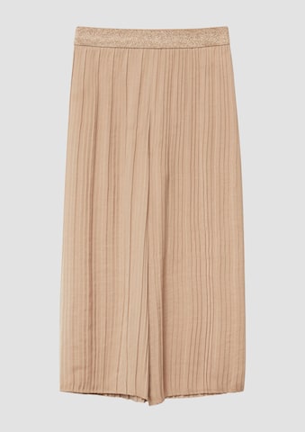 s.Oliver Wide leg Broek in Beige