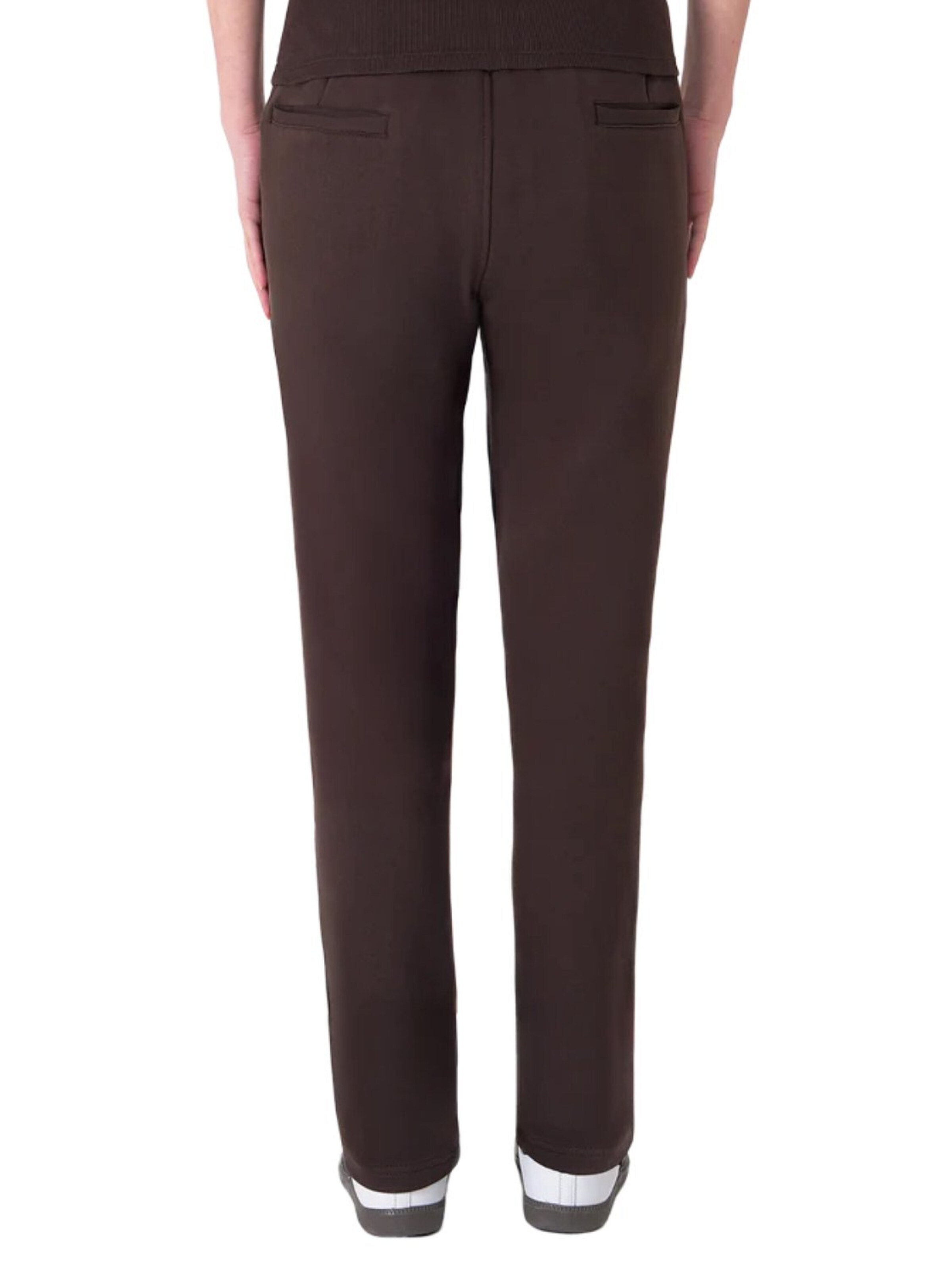 UNIQVIBE Slimfit Kalhoty – hnědá