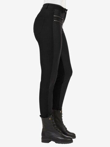 heine Skinny Hose in Schwarz