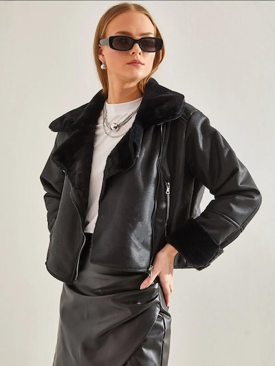 Bianco Lucci Between-season jacket in Black, Item view