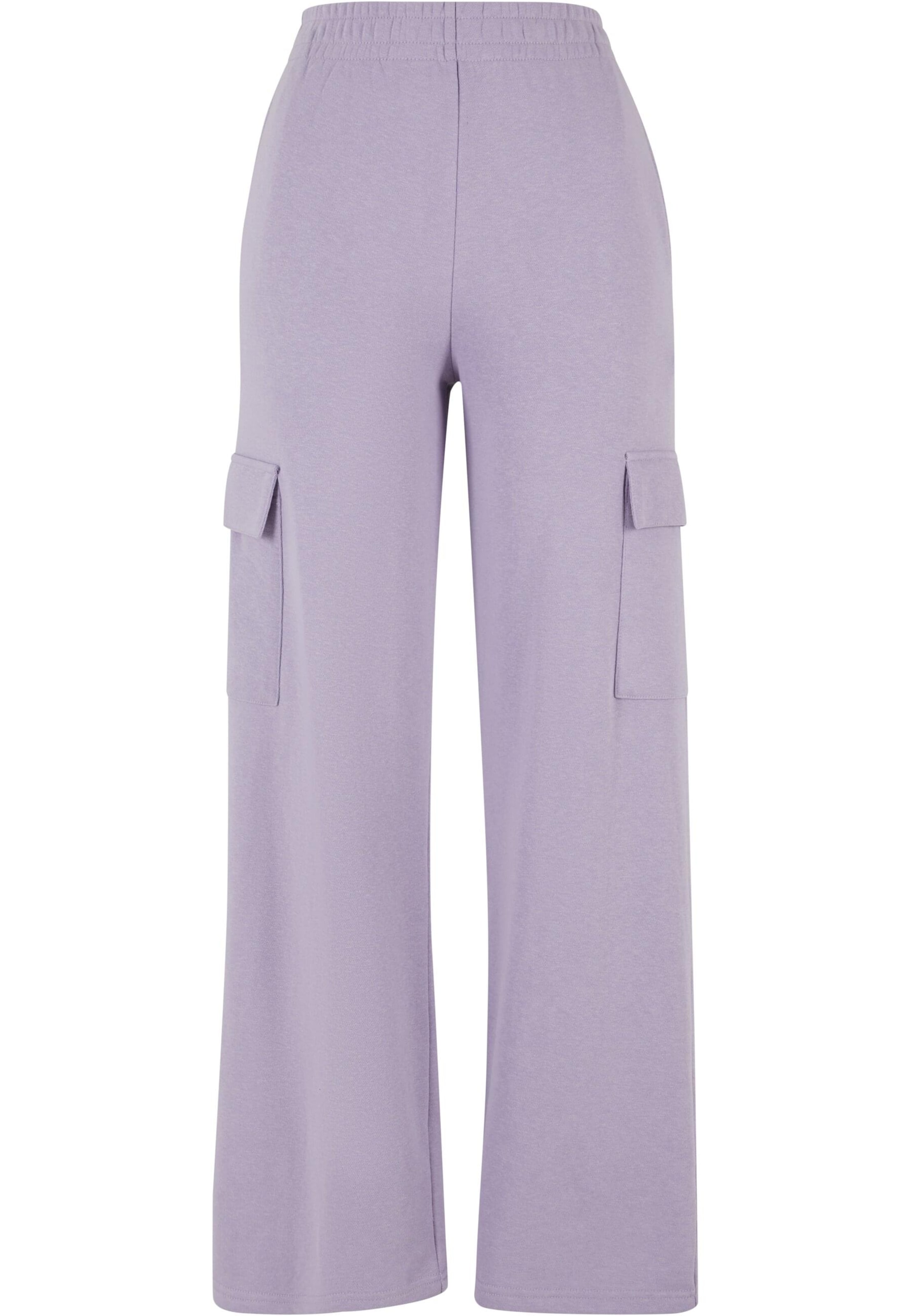Urban Classics Cargo trousers in Purple: front