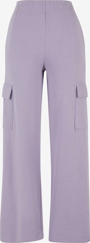 Pantaloni cargo di Urban Classics in lilla: frontale