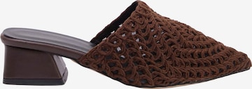 Mule Trendyol en marron : devant