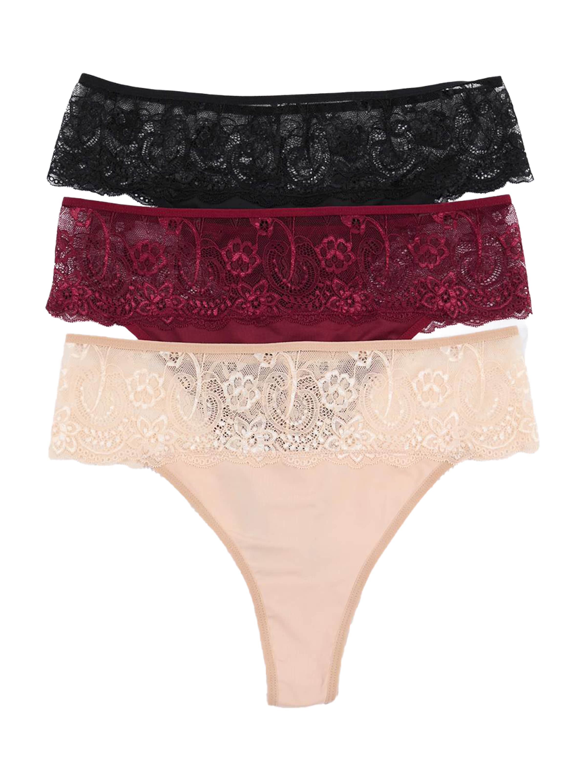 String Trendyol Curve en beige : devant