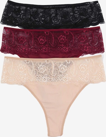 String Trendyol Curve en beige : devant