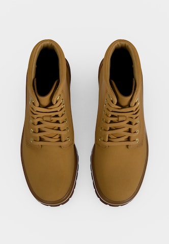 TIMBERLAND Šněrovací kozačky – béžová