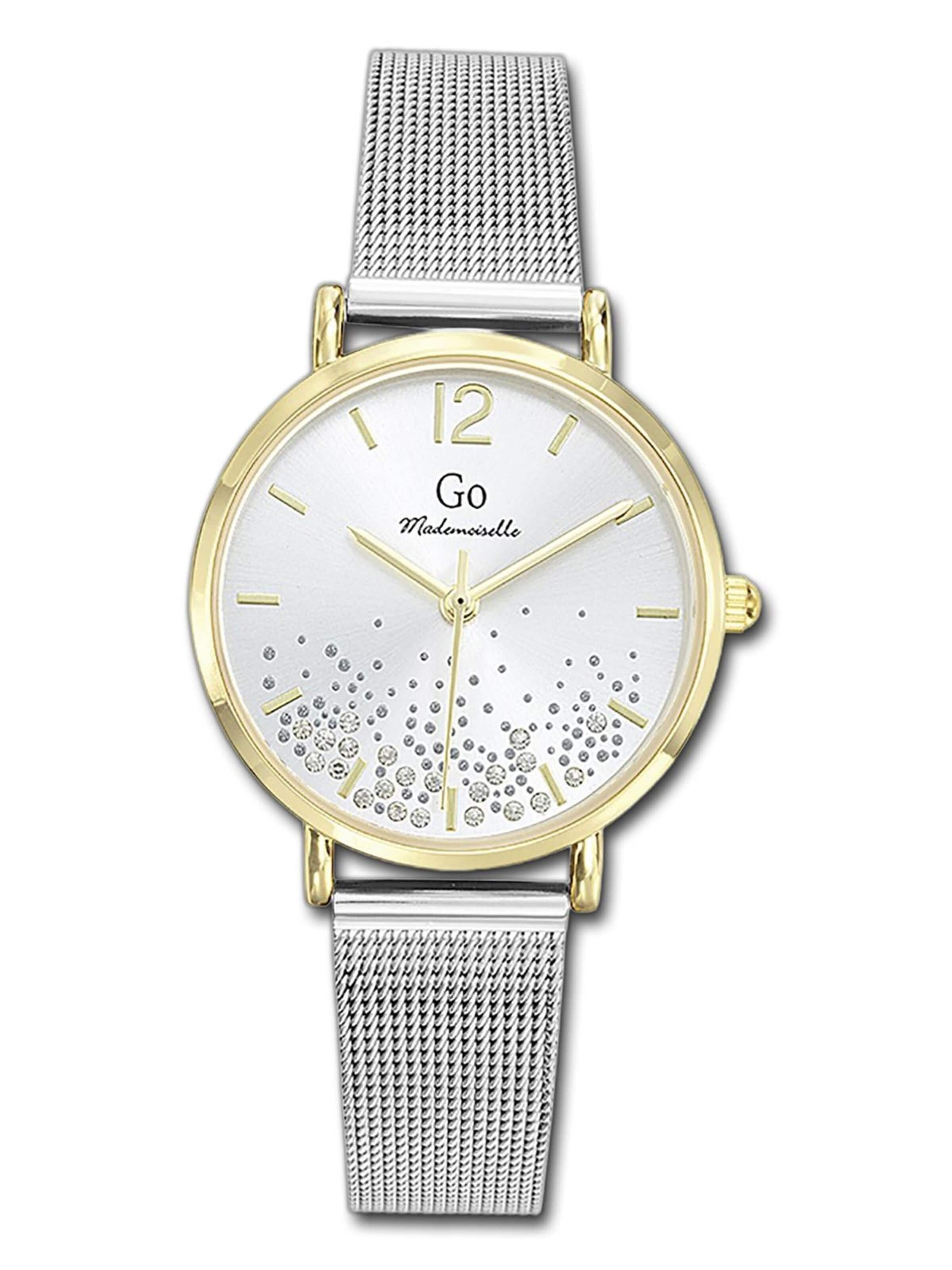 Orologio analogico di GO GirlOnly in argento: frontale