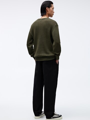 Wide leg Pantaloni chino di Pull&Bear in nero