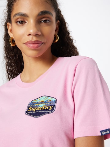 Superdry T-Shirt in Pink