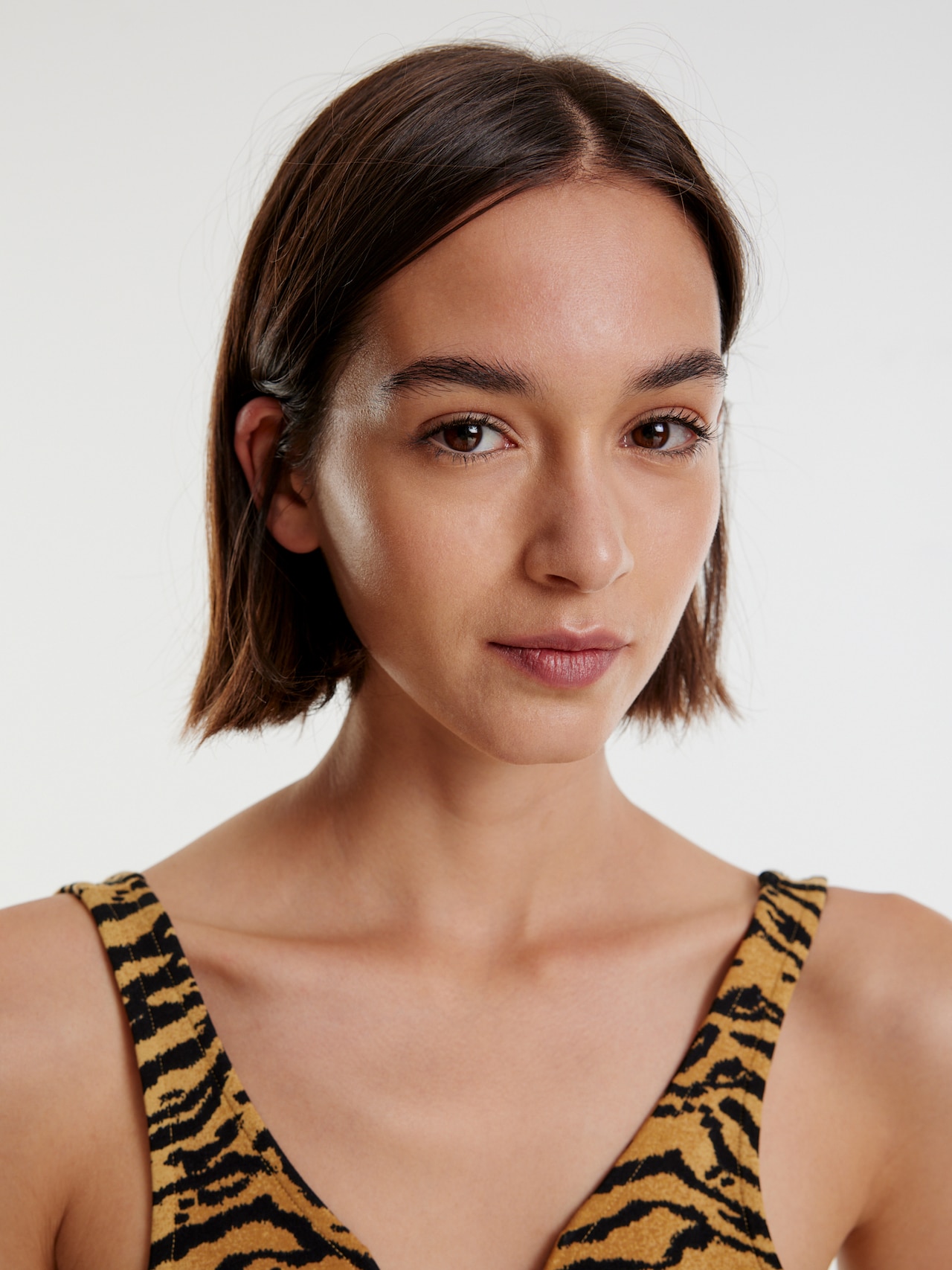 EDITED Produits Shirtbody 'Dalia' marron