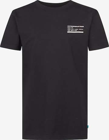 T-Shirt 'Acadia' Petrol Industries en noir : devant