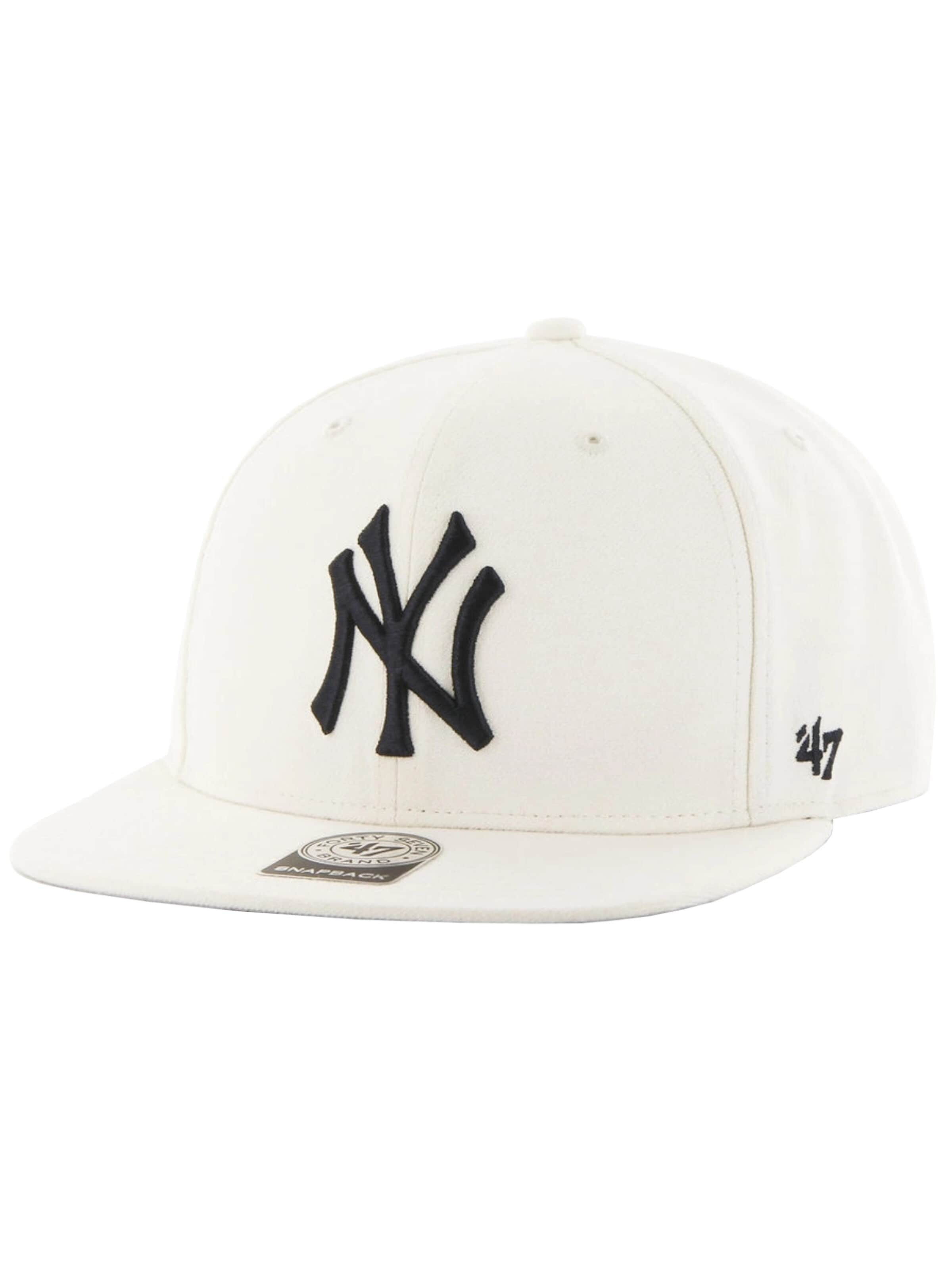 Casquette '47 Brand MLB New York Yankees No Shot Cap' 47 en beige : devant