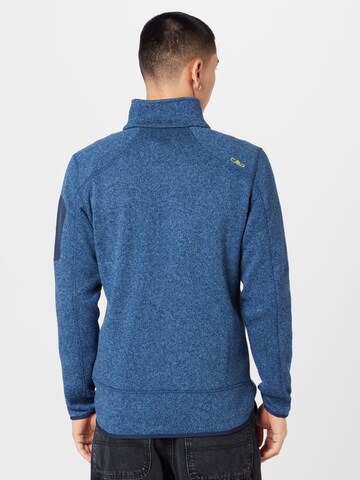 CMP Regular Fit Strickfleecejacke in Blau