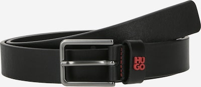 HUGO Red Cintos 'Gael' em vermelho escuro / preto, Vista do produto