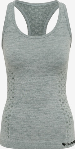 Hummel Sports Top 'CI' in Grey: front