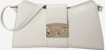 FURLA - Mala de ombro 'METROPOLIS' em branco: frente