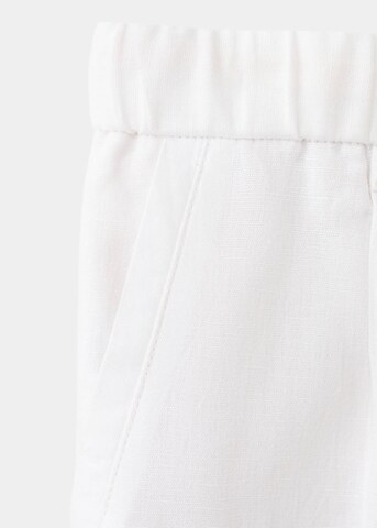MANGO MAN Slim fit Pleat-Front Pants 'Romelino' in White