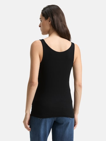 TOM TAILOR Top in Schwarz