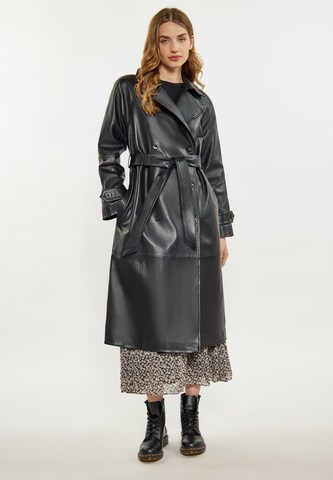 Cappotto di mezza stagione di DreiMaster Vintage in nero: frontale
