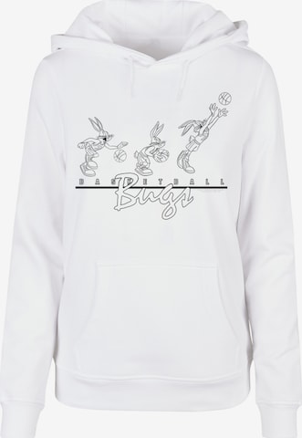 F4NT4STIC Sweatshirt 'Looney Tunes Basketball Bugs' in Weiß: predná strana