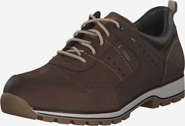 FRETZ MEN Athletic Lace-Up Shoes in Brown: front
