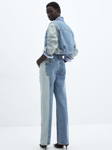 Wide leg Jeans 'Olivia' de la MANGO pe albastru