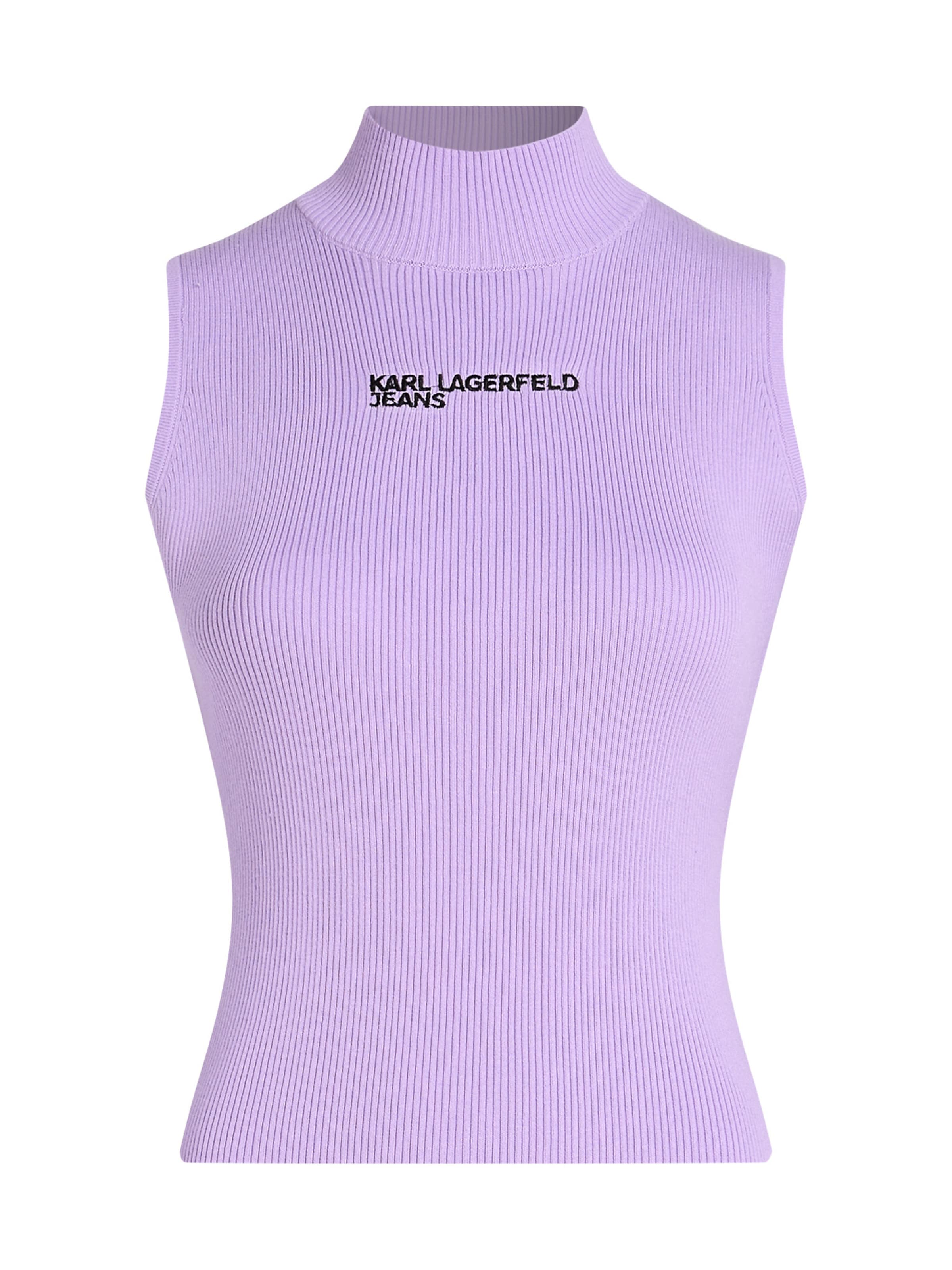 KARL LAGERFELD JEANS Kootud topp, värv lilla: eest vaates