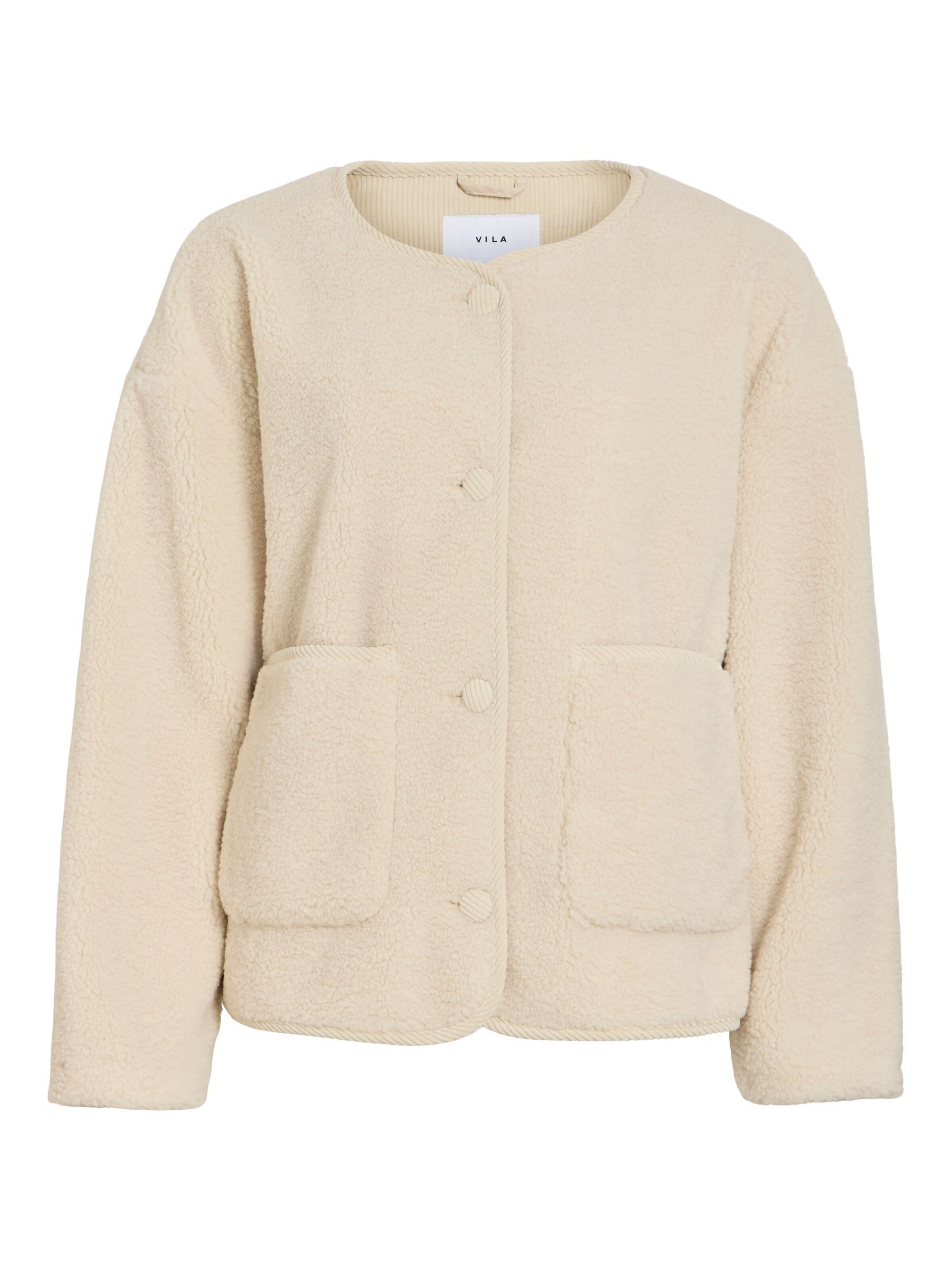 VILA Overgangsjakke 'VILilli' i M i beige, Produktvisning