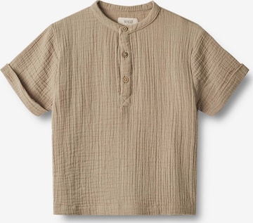 Wheat - Ajuste regular Camisa en beige: frente