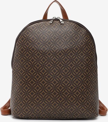 Emily & Noah Backpack 'Helsinki' in Brown: front