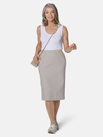 Goldner Rok in Beige