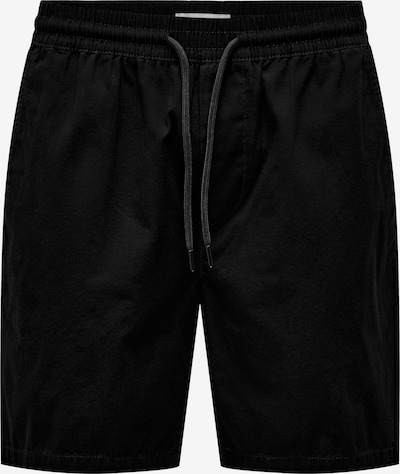 Pantaloni 'Tel' Only & Sons pe negru, Vizualizare produs