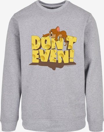 ABSOLUTE CULT Sweatshirt 'Tom and Jerry - Don't Even' in Grau: predná strana