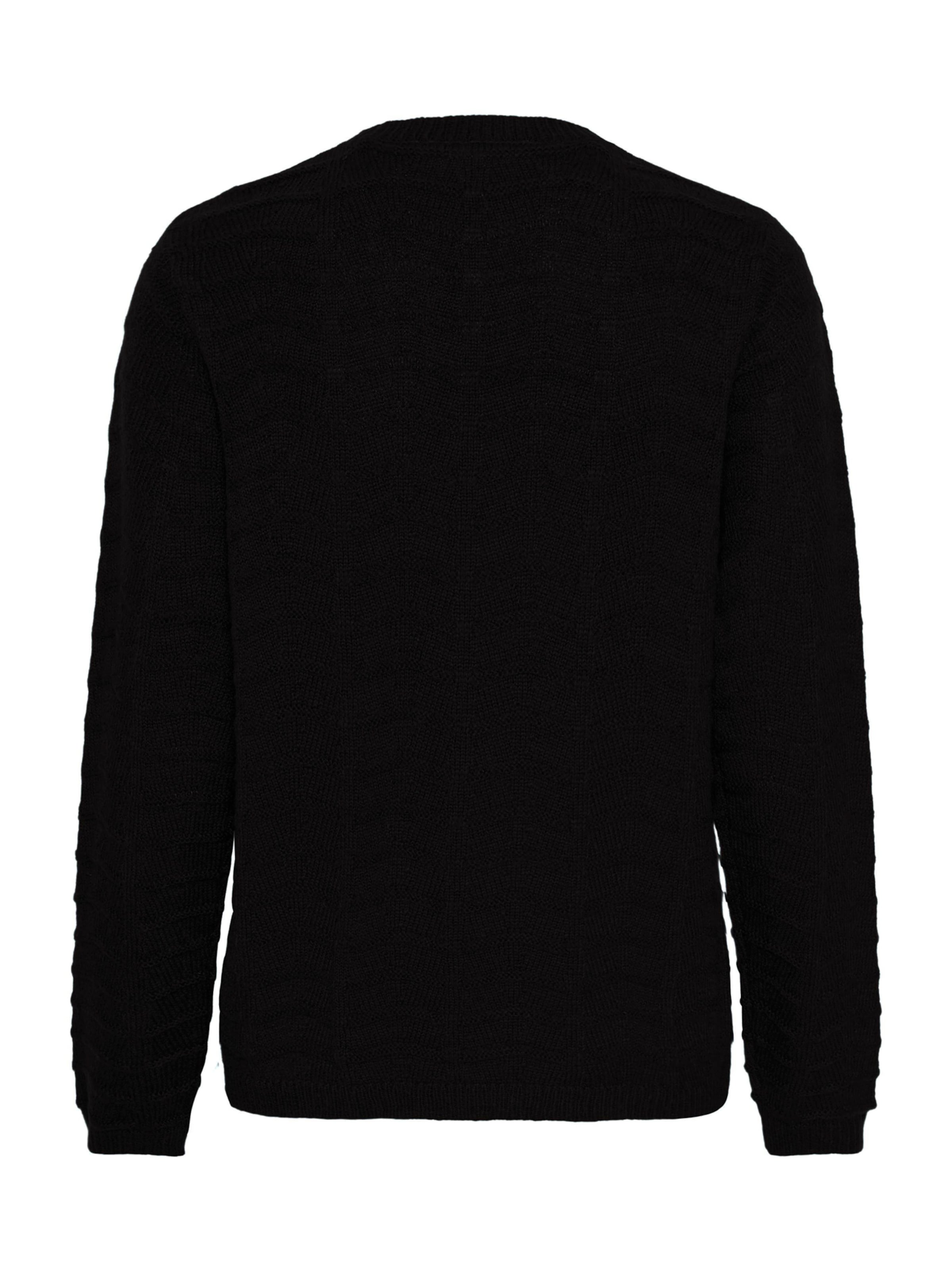 Kaffe Knit cardigan 'KAEmria' in Black